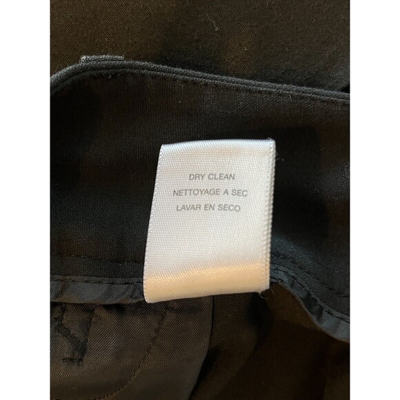 Michael Kors Pants Black Womens Size 8 Grammercy Fit Polyester Blend Stretch - Picture 3 of 10